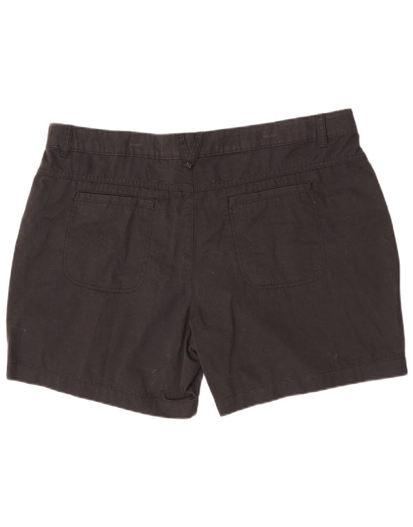 Shorts Chino feminino Mountain Warehouse UK 18 XL W38 algodão preto