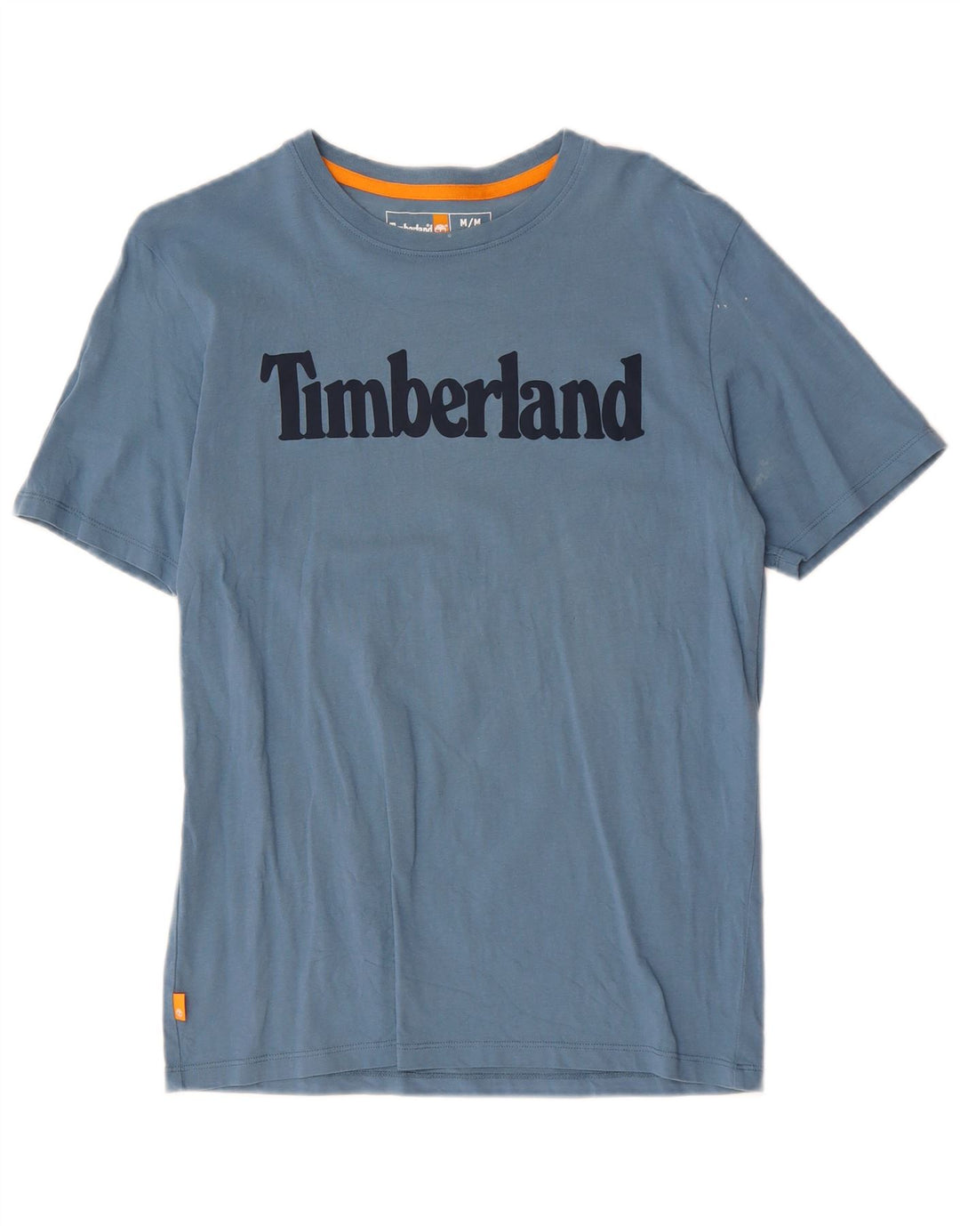 Camiseta masculina TIMBERLAND Regular Fit Graphic Top Médio Algodão Azul