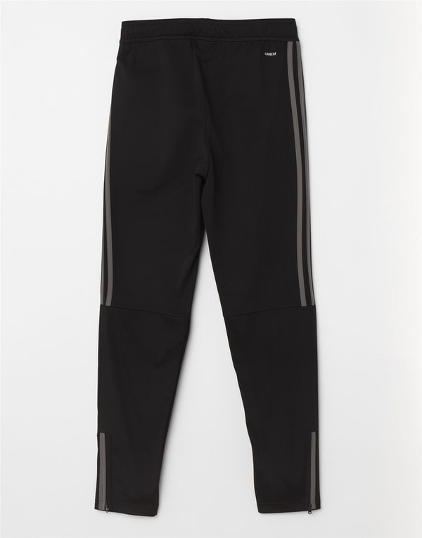 Adidas Mens Treino Calças Médio Preto Poliéster Esportes