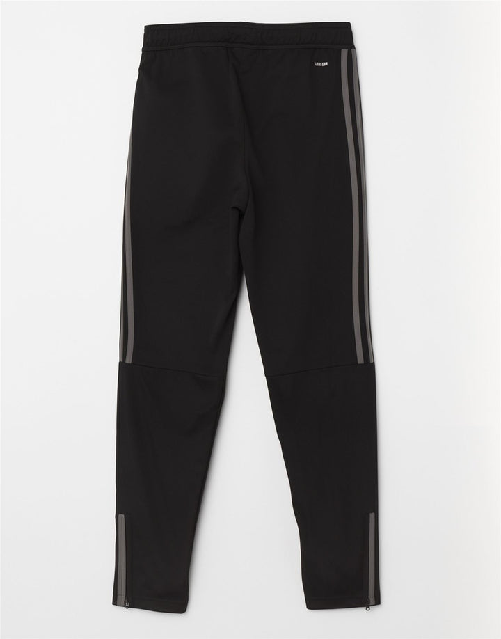 Adidas Mens Treino Calças Médio Preto Poliéster Esportes