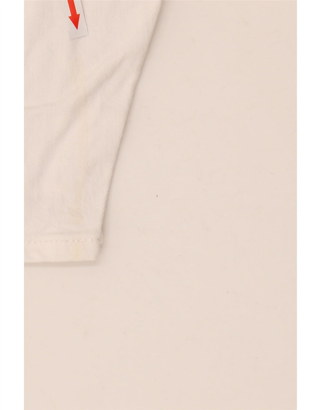 Zara Mens Denim Shorts EU 42 Grande W32 Algodão Branco