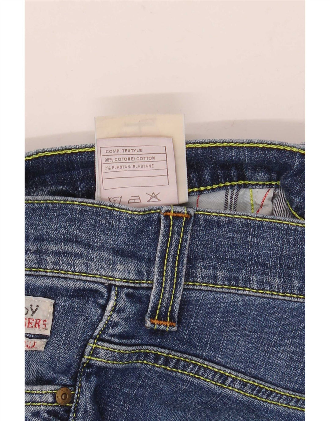 Calça jeans feminina Roy Rogers W30 L34 azul algodão