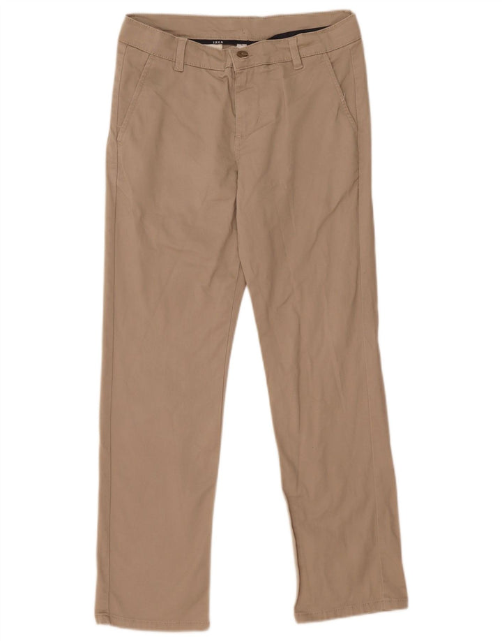 Izod Boys Husky 13-14 Anos W30 L26 Algodão Bege