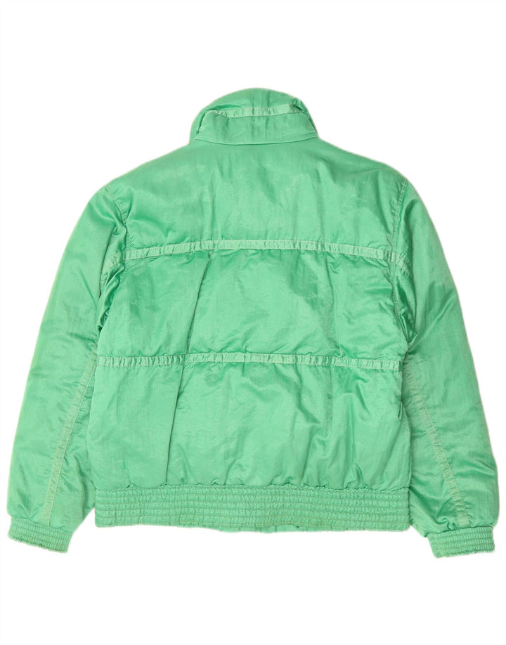 Jaqueta acolchoada feminina Icarus UK 14 poliamida verde médio
