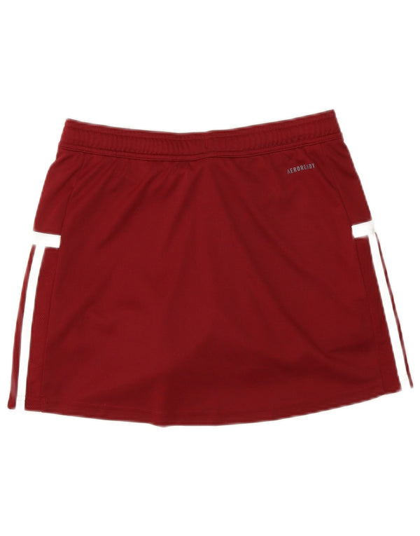 Adidas Womens Aeroready Skort UK 8/10 Pequeno Poliéster Borgonha