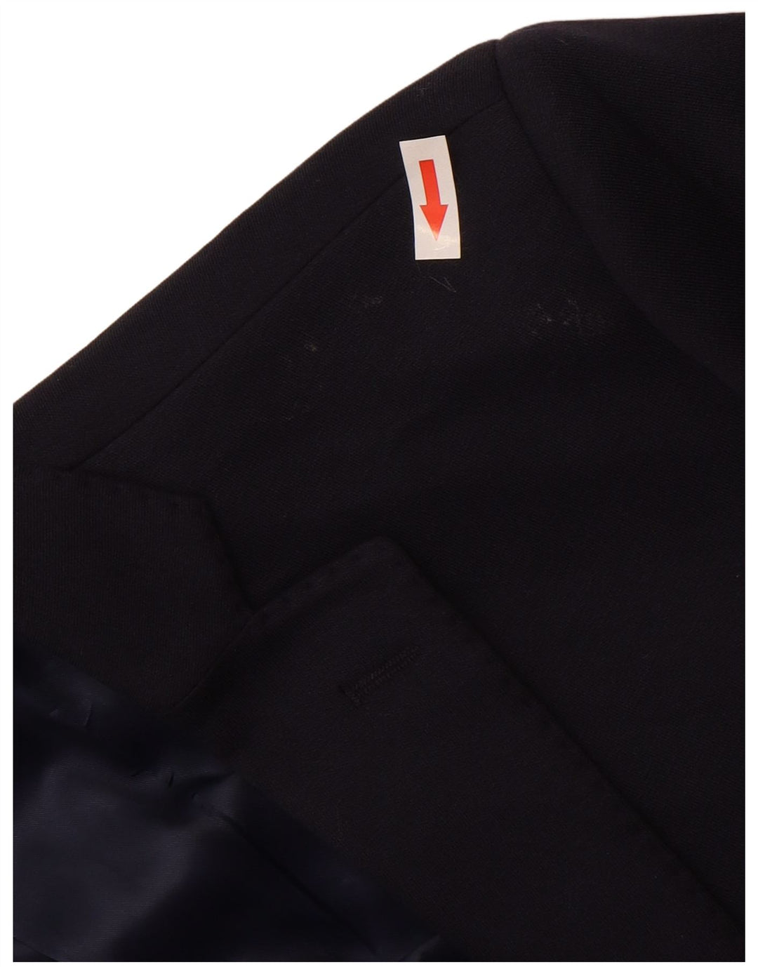 Jaqueta blazer masculina John Barritt Slim Fit com 2 botões Reino Unido 40 grande azul marinho