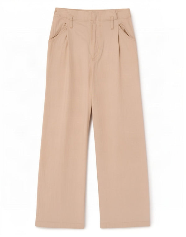 Calça jeans reta feminina Zara XS W24 L25 branco