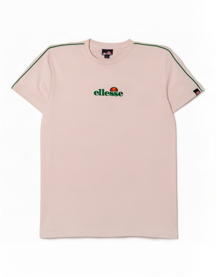 Camiseta masculina Ellesse com estampa gráfica pequena de algodão branco