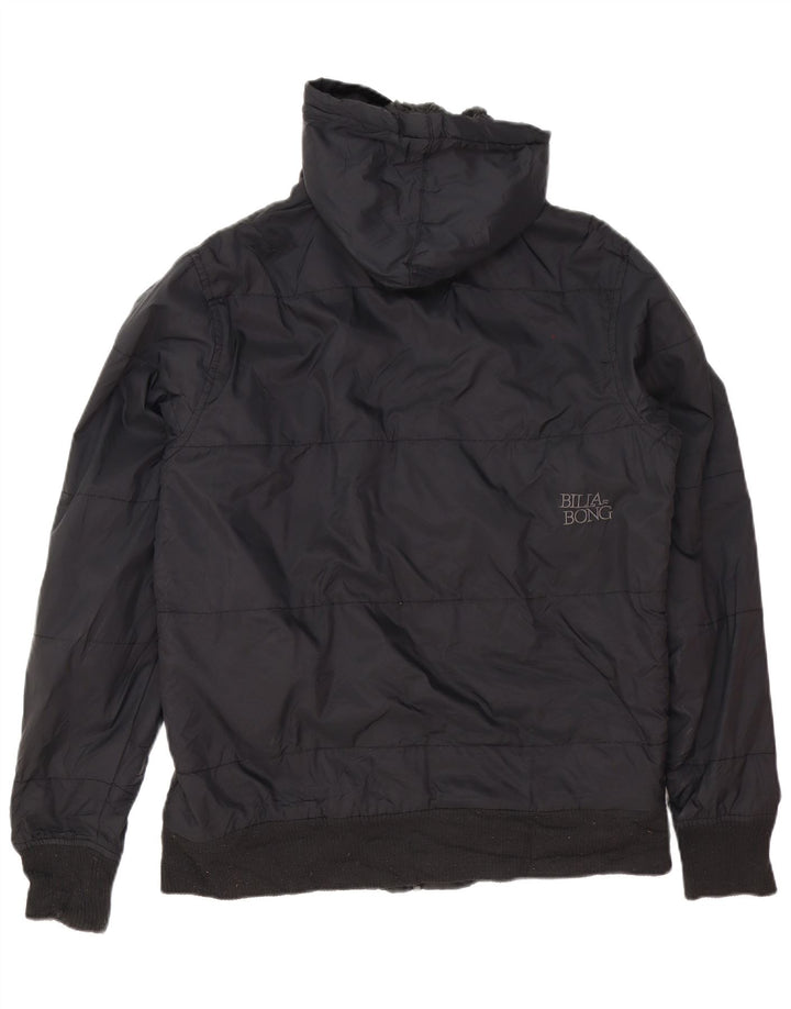 Jaqueta acolchoada com capuz masculina Billabong UK 40 poliéster preto grande