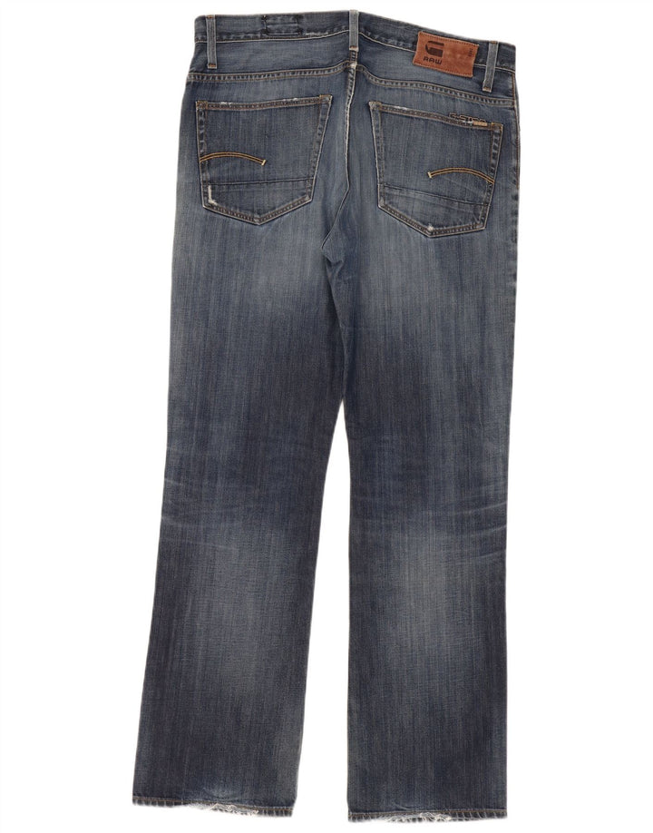 Jeans retos masculinos desgastados G-Star W38 L34 azul