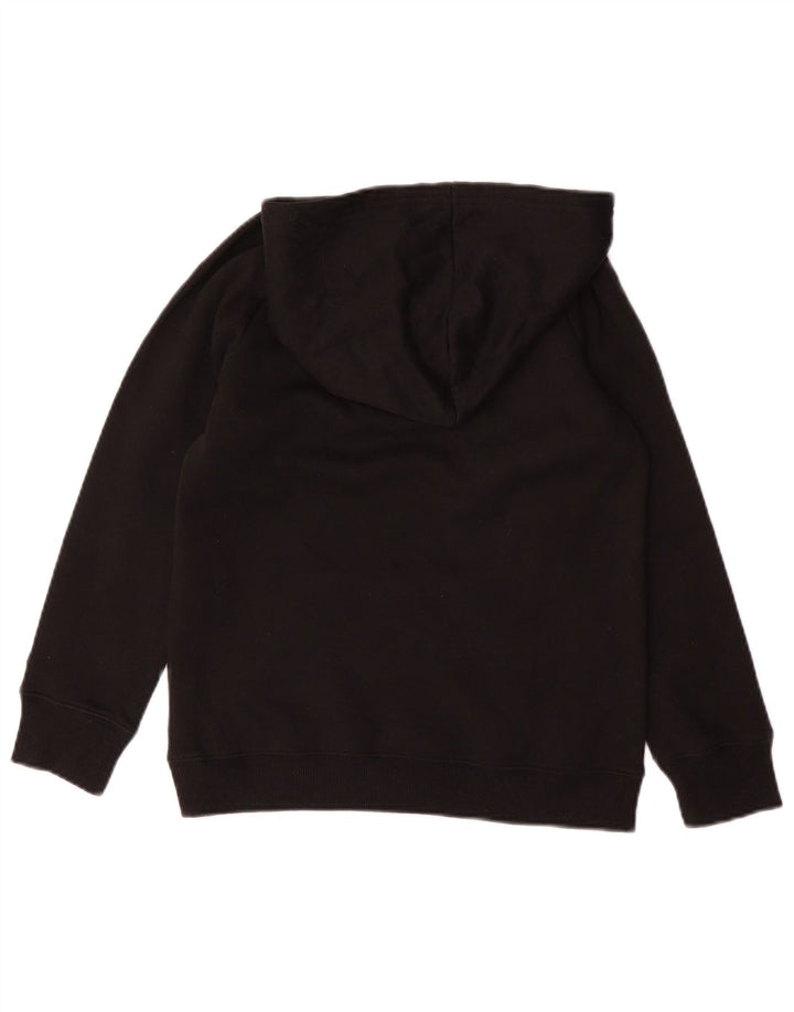 CHAMPION Suéter gráfico feminino com capuz 11-12 anos grande preto