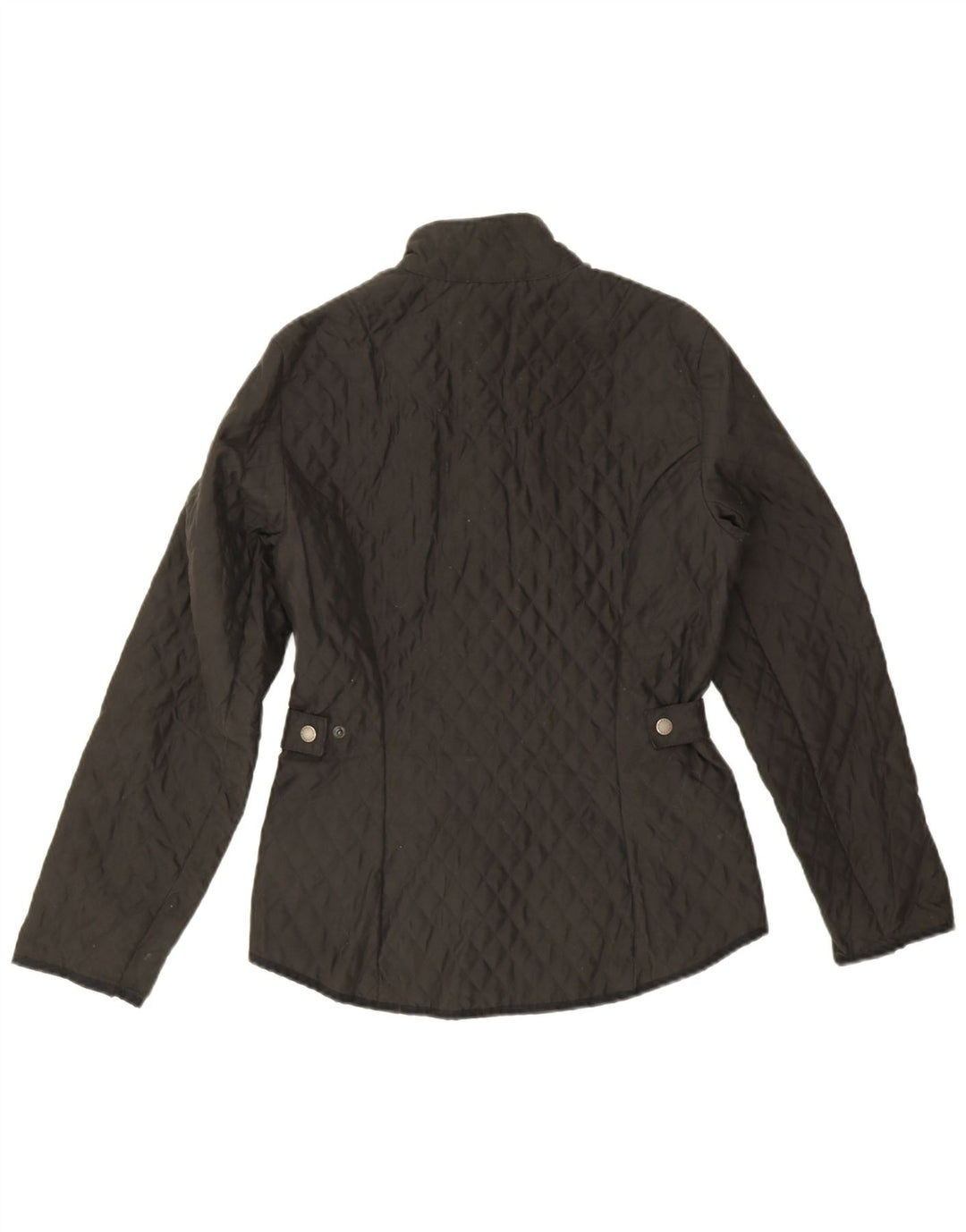 Jaqueta acolchoada feminina Barbour UK 8 poliéster preto pequeno