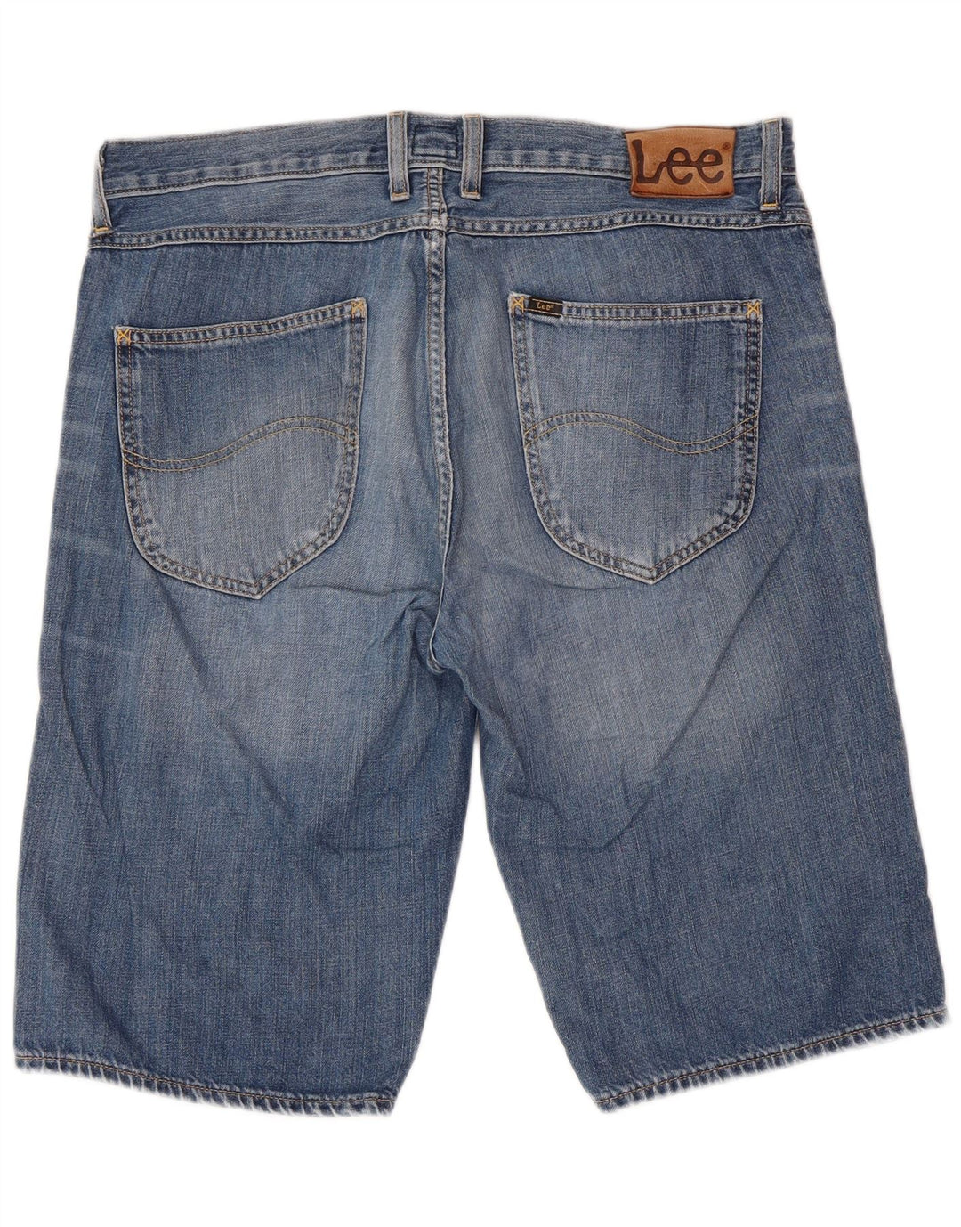 Shorts jeans masculino Lee W32 algodão azul médio