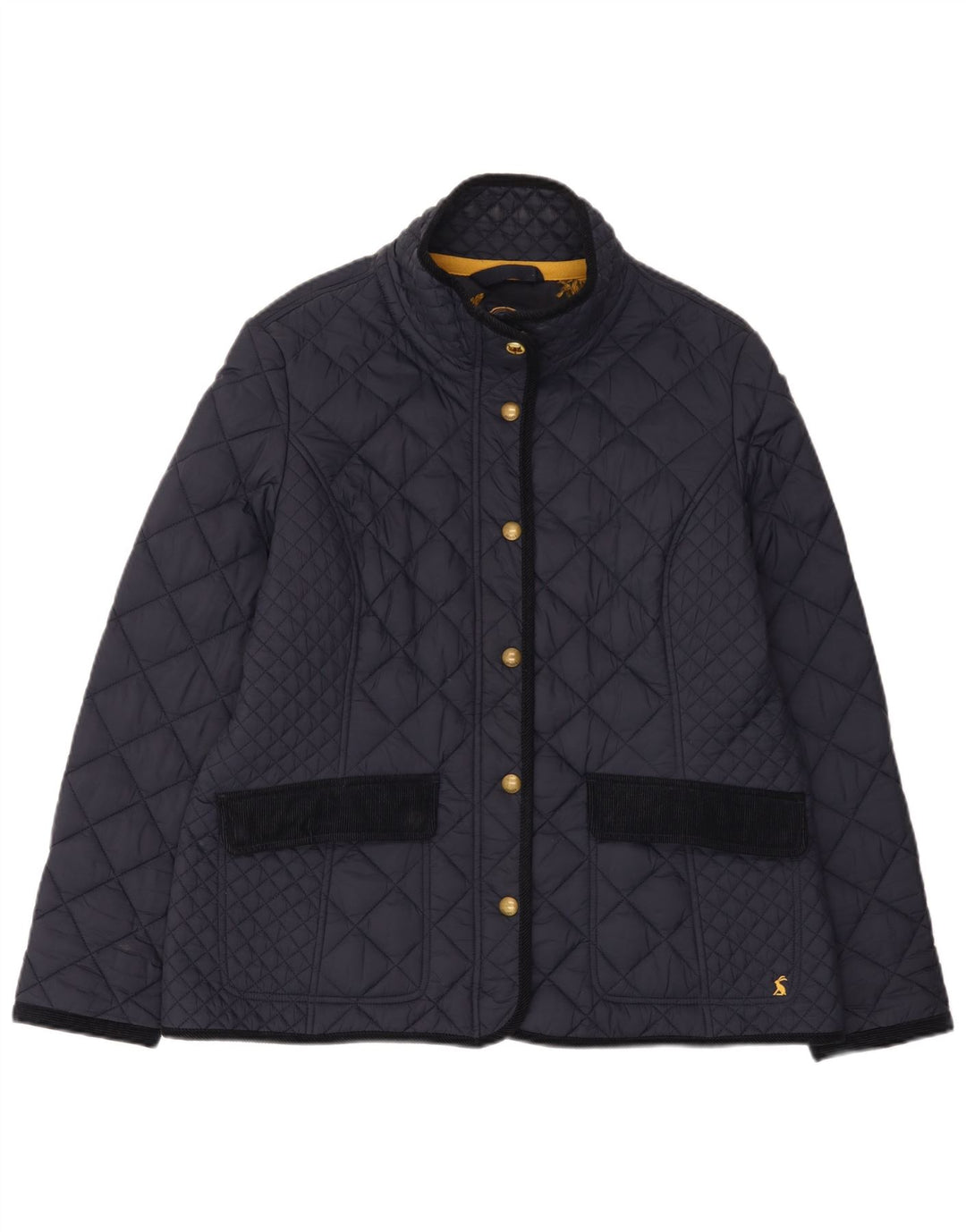 Jaqueta acolchoada feminina Joules UK 18 XL azul marinho poliamida