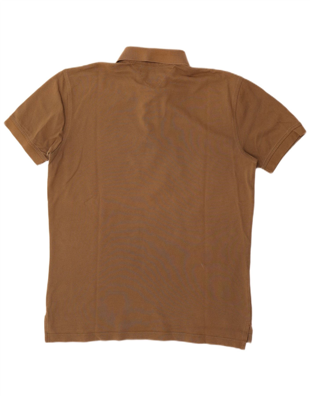 Camisa polo masculina Tommy Hilfiger grande algodão marrom