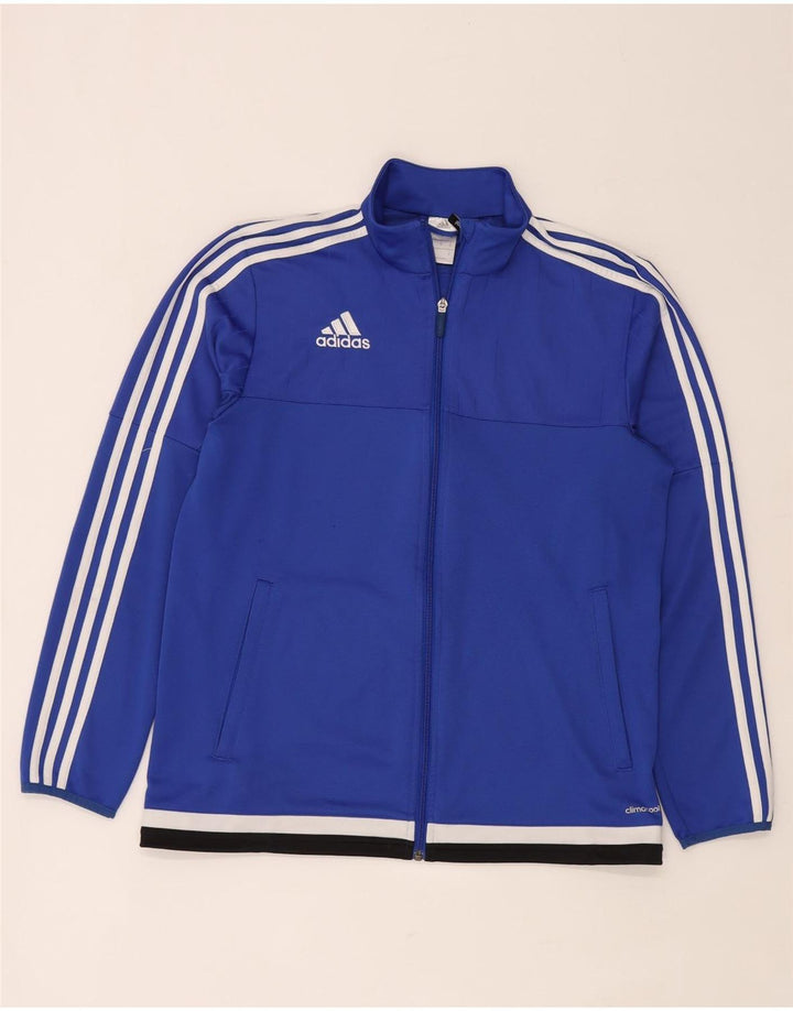 Adidas Mens Climacool Tracksuit Top Jacket Médio Azul Poliéster