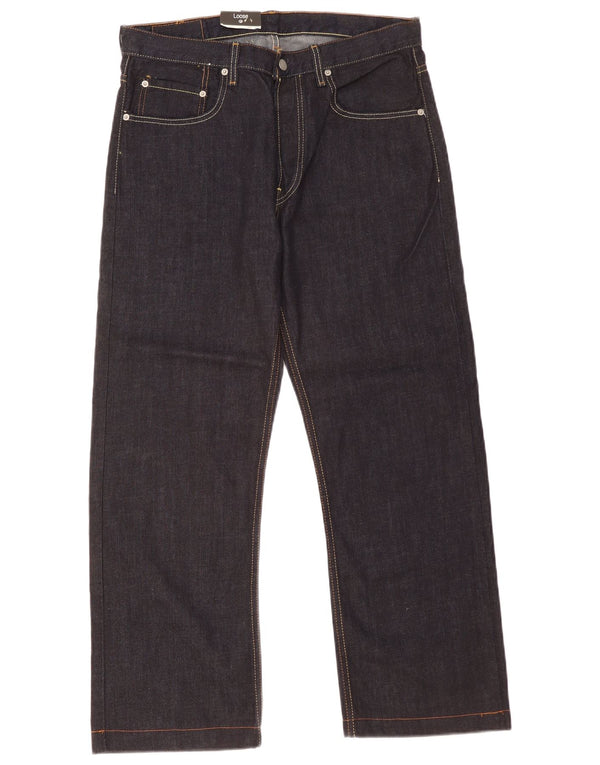 Levi's Masculino 758 Loose Jeans W32 L29 Azul Marinho Algodão