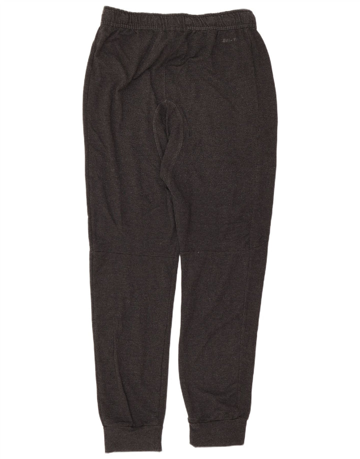 Calça de treino masculina Nike Joggers pequena cinza viscose
