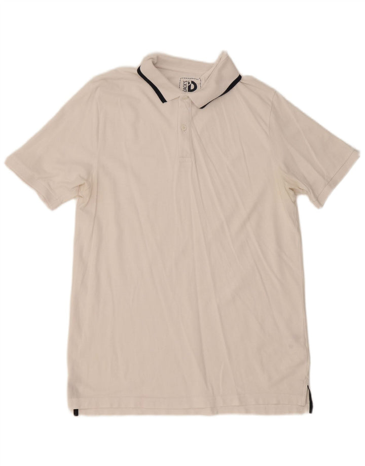 Camisa polo masculina Dack's grande algodão branco