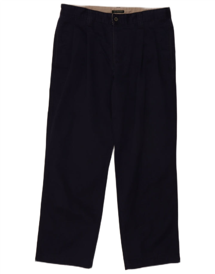 Calça Chino Dockers Masculino Khakis Pegged W33 L28 Azul Marinho