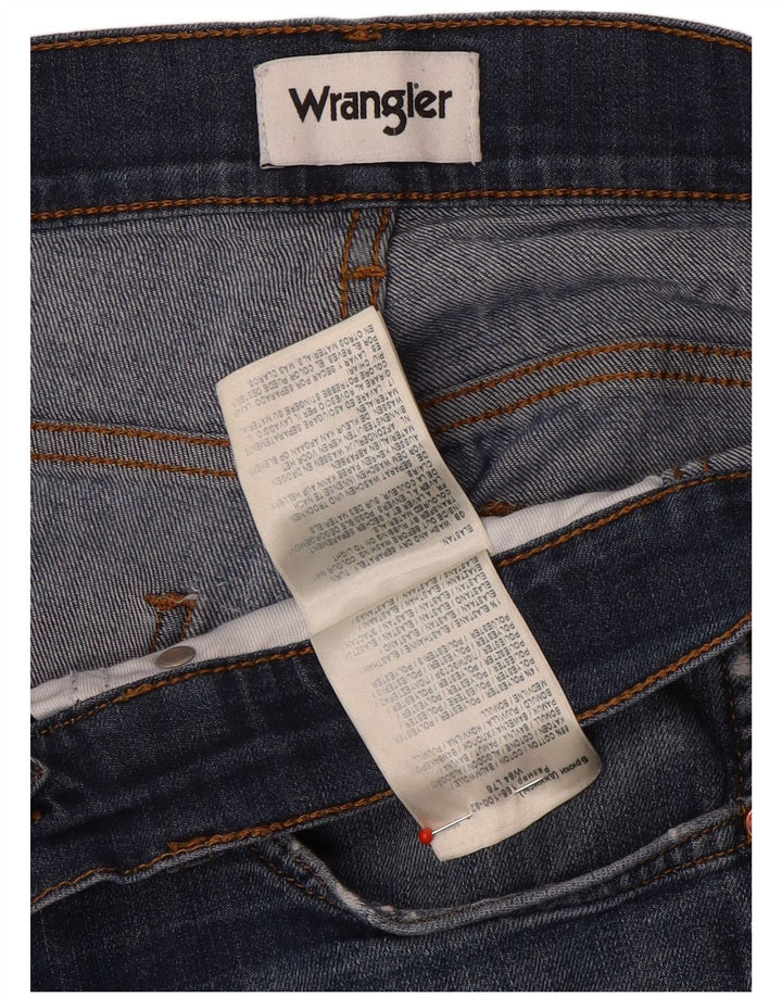 Wrangler Masculino Greensboro Slim Jeans W33 L30 Azul Marinho Poliéster
