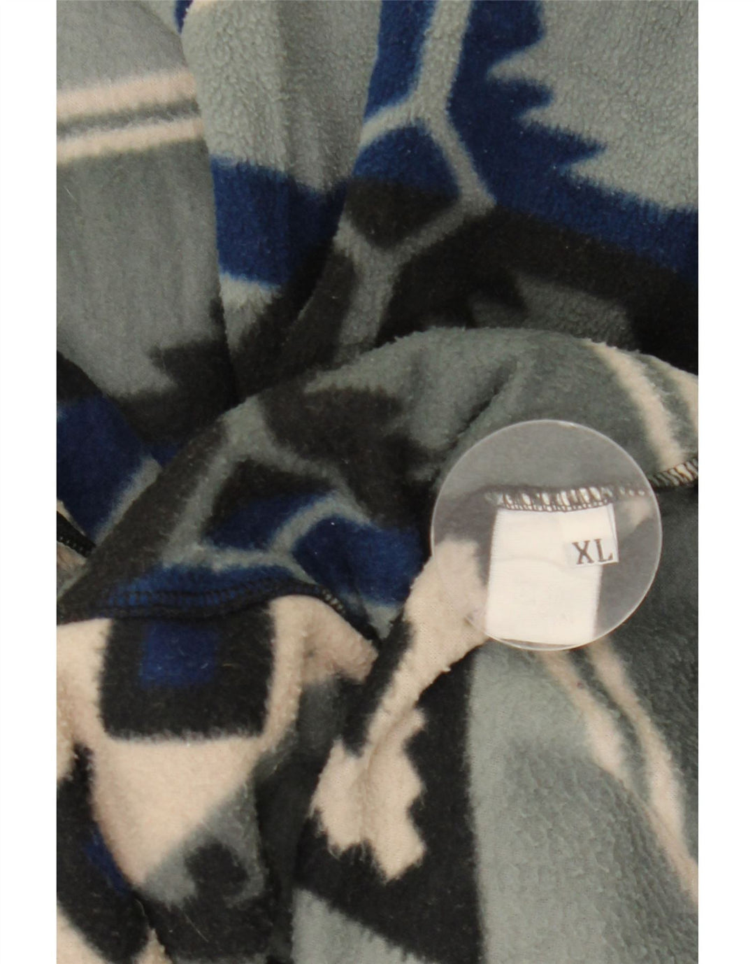 Jaqueta de lã masculina VINTAGE UK 42 XL cinza Fair Isle