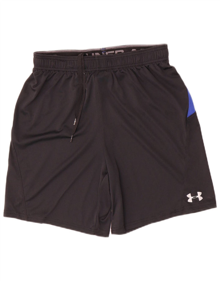Under Armour Mens Heat Gear Sport Shorts poliéster preto médio Colourblock