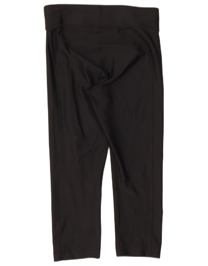 Under Armour Womens Heat Gear Capri Leggings Reino Unido 12 Poliéster Preto Médio