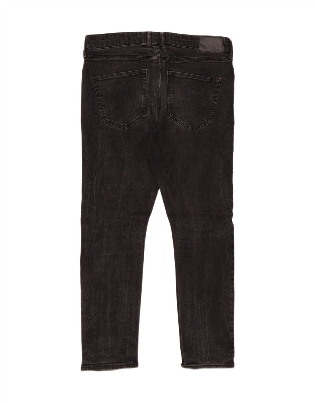 FRENCH CONNECTION Mens Jeans Slim W34 L29 Algodão Preto