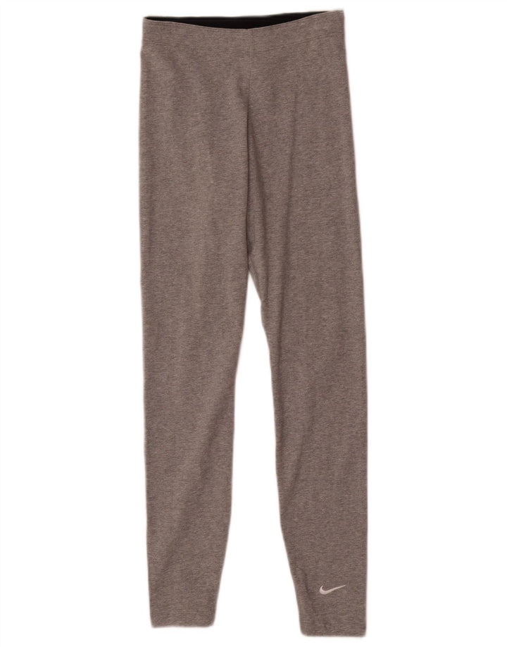 Leggings Nike Mulher UK 6 XS Cinza Algodão