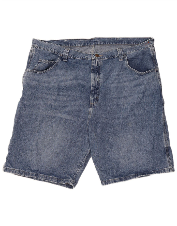 Shorts jeans cargo masculino WRANGLER W42 2XL algodão azul