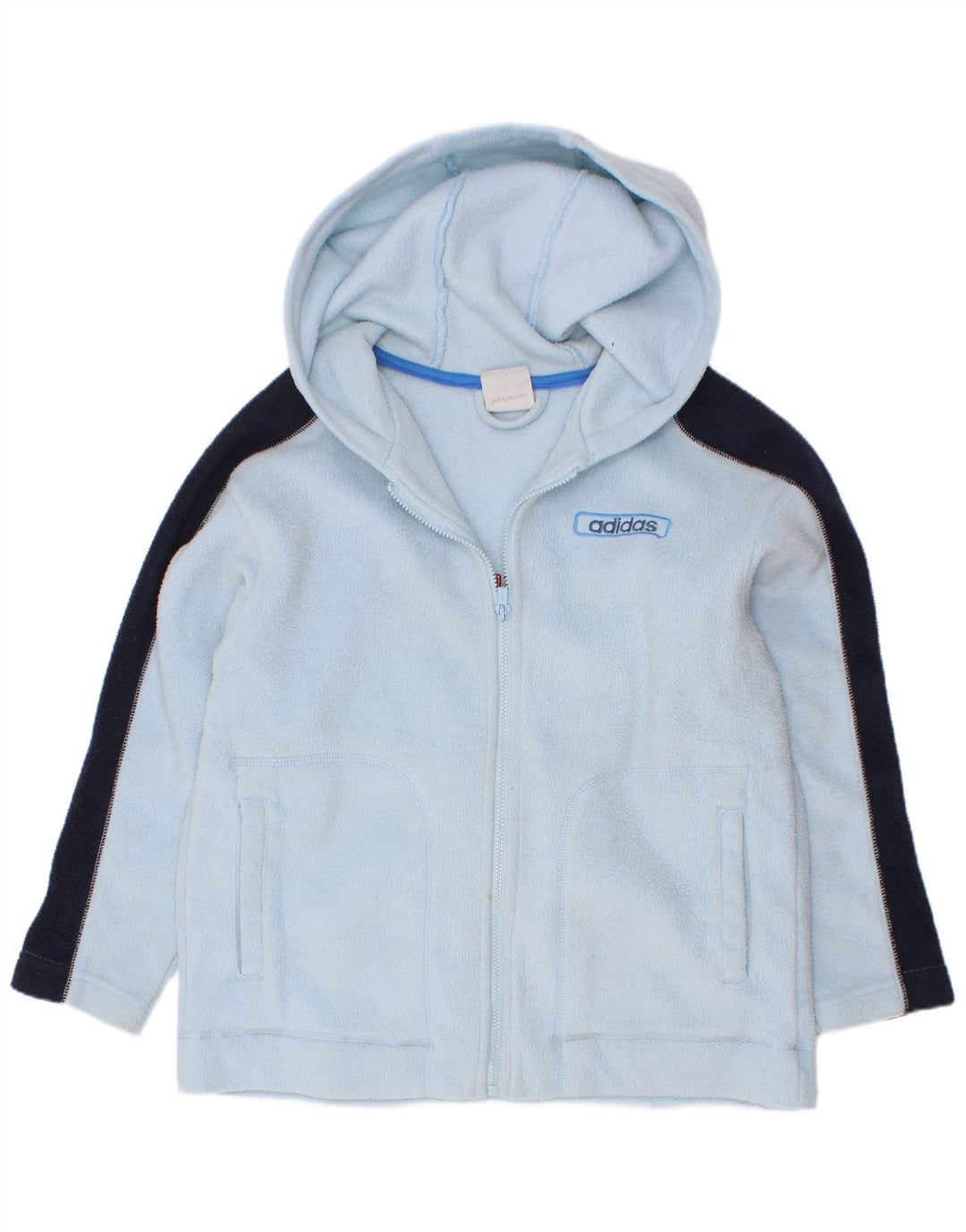 Jaqueta Adidas Meninos Graphic Fleece 7-8 Anos Azul Colorblock Poliéster