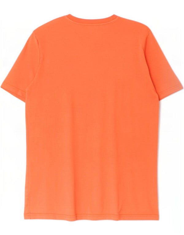 Camiseta Puma Menino Graphic Top 15-16 Anos Laranja Algodão