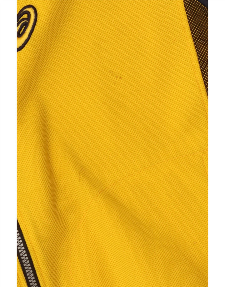 Jaqueta masculina Asics Graphic Tracksuit Top grande bloco colorido amarelo