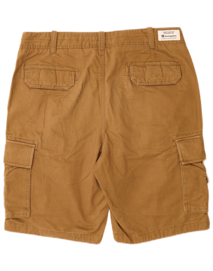 Shorts cargo masculino CHAMPION grande W36 algodão bege