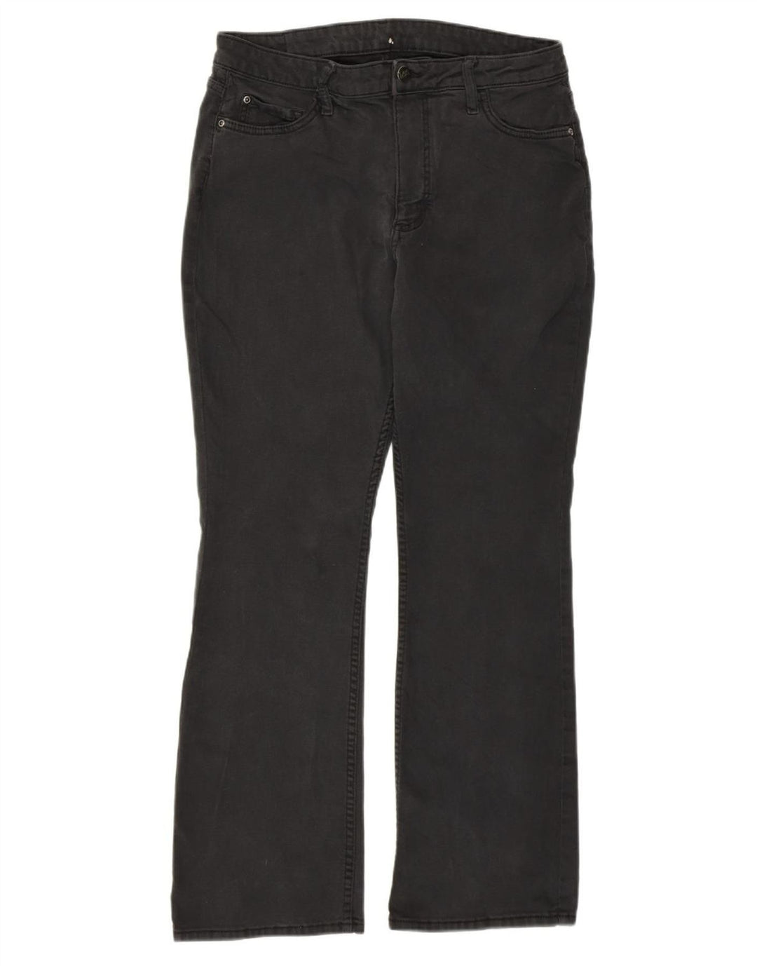 Lee Womens Bootcut Jeans Reino Unido 14 XL W36 L28 Algodão Cinza