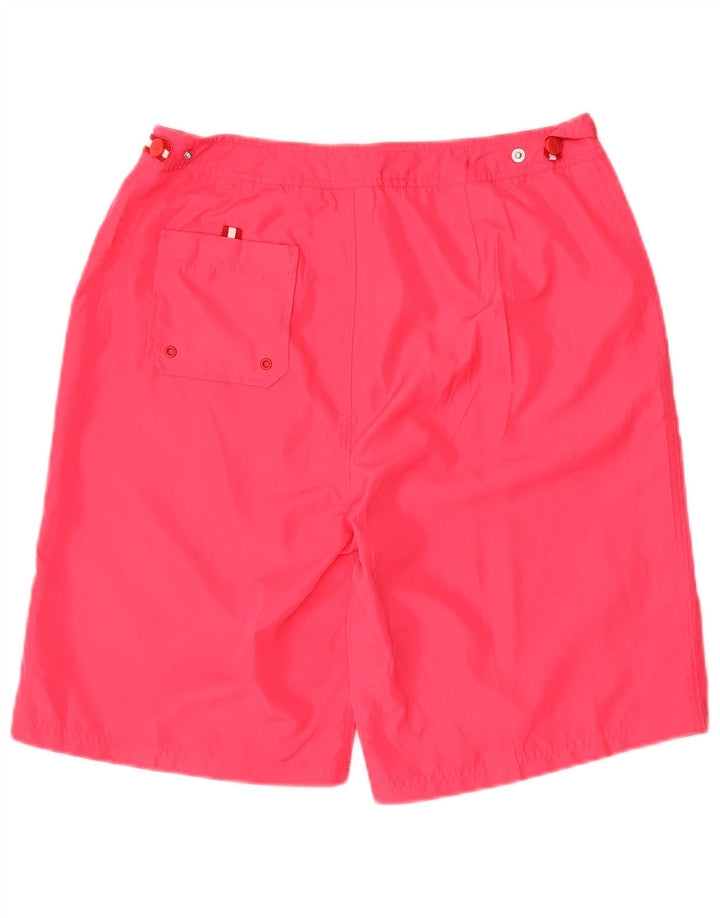 NIKE Womens Chino Shorts Médio W30 Rosa Poliéster