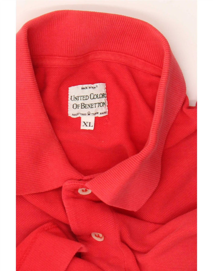 Camisa polo masculina Benetton XL vermelha