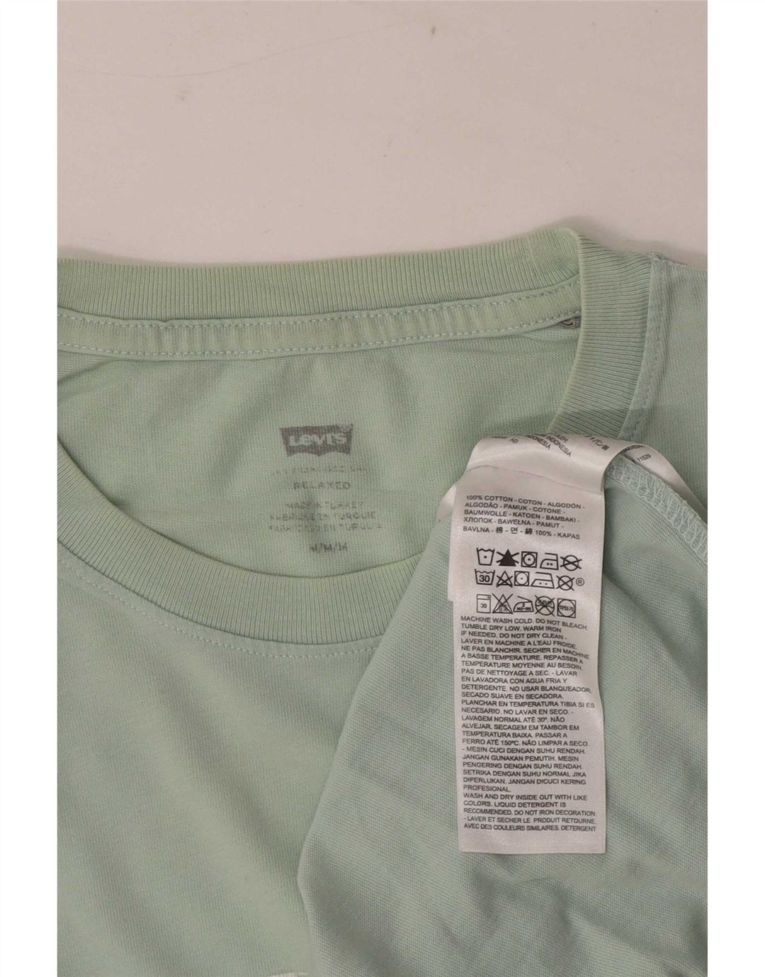 Camiseta masculina Levi's Relaxed Fit Graphic Top Médio Algodão Verde