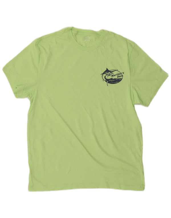 J. CREW Camiseta masculina Top Verde Médio