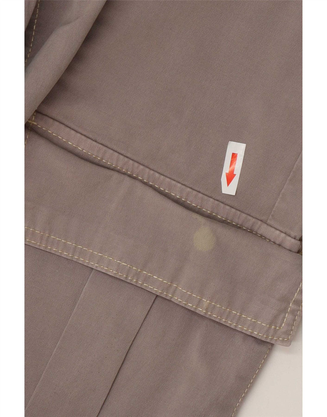 Calça cargo reta feminina Zara EU 38 pequena W28 L28 cinza