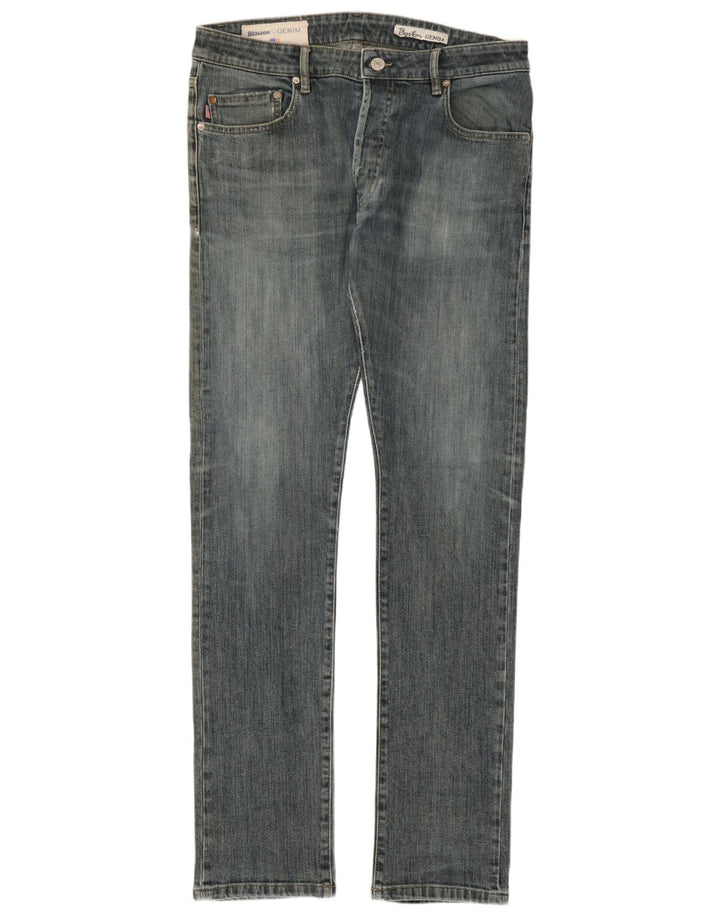 Blauer Masculino Slim Jeans W34 L34 Azul Algodão