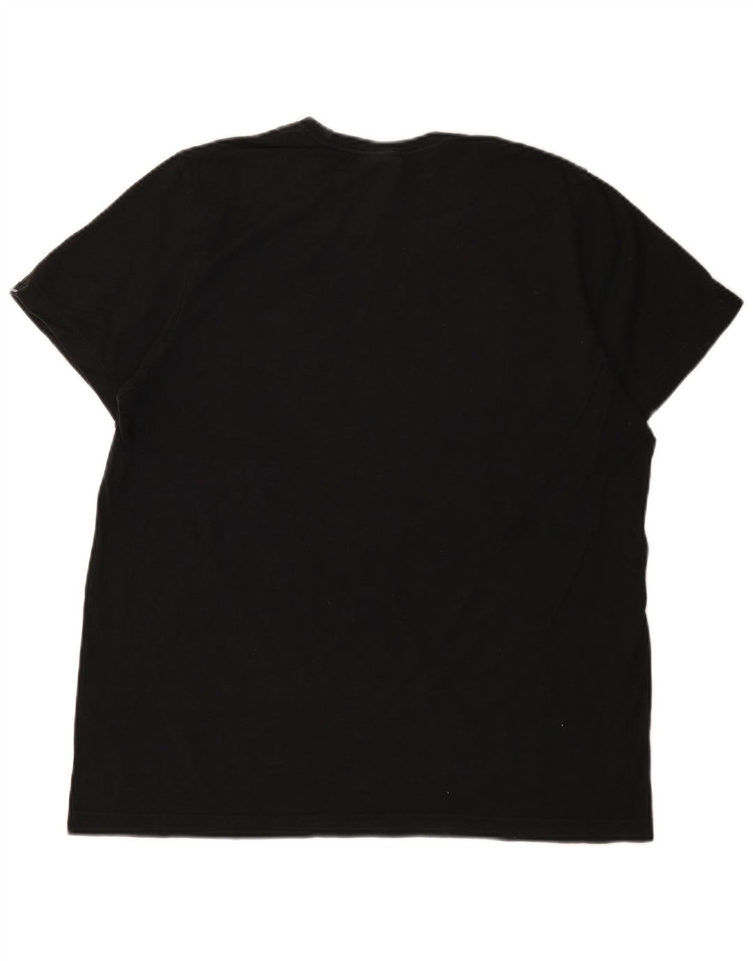 Adidas Mens Graphic T-Shirt Top Médio Algodão Preto