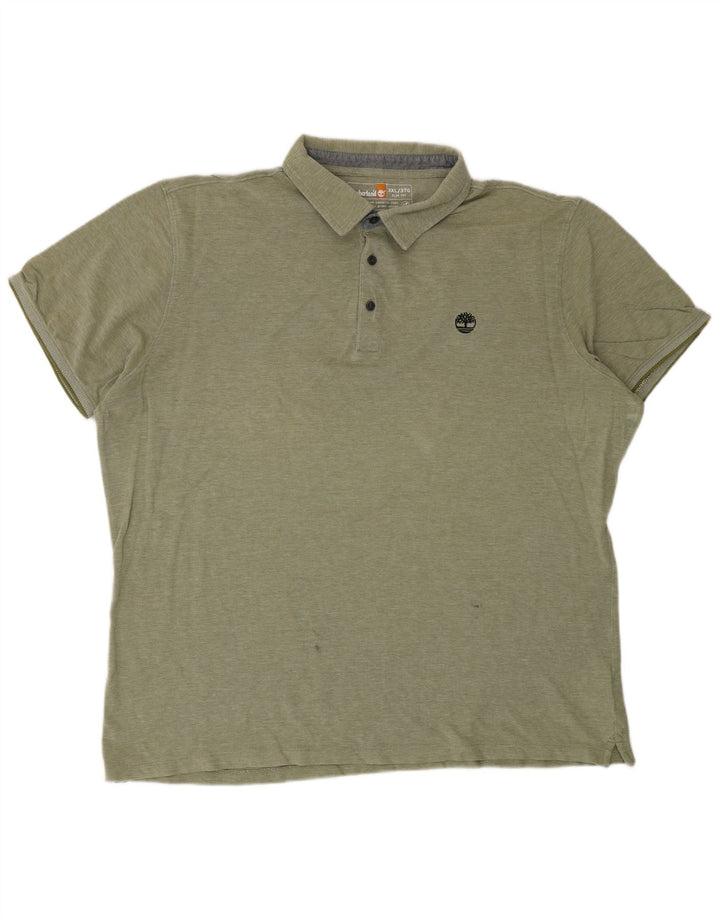 Camisa polo masculina Slim Fit TIMBERLAND 3XL algodão verde