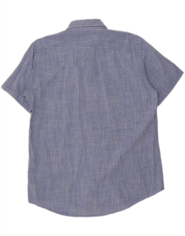 Camisa masculina de manga curta CARRERA grande algodão azul