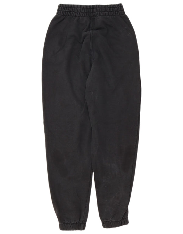 Adidas Womens Tracksuit Calças Joggers UK 8 Pequeno Algodão Preto
