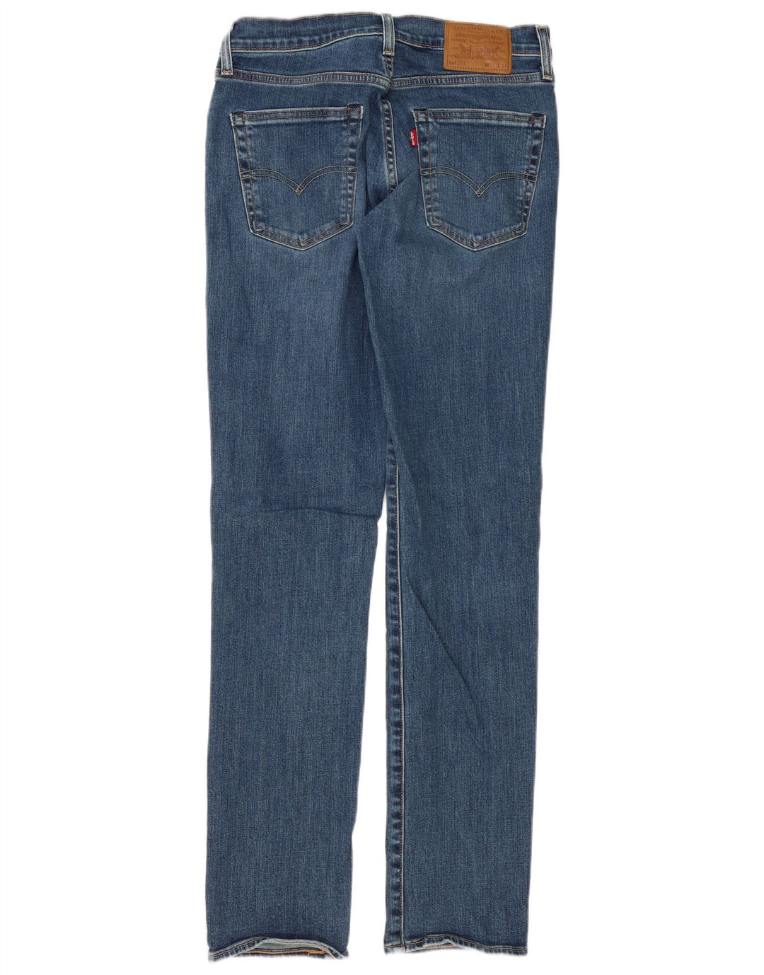Levi's Masculino 511 Slim Jeans W31 L34 Azul Algodão
