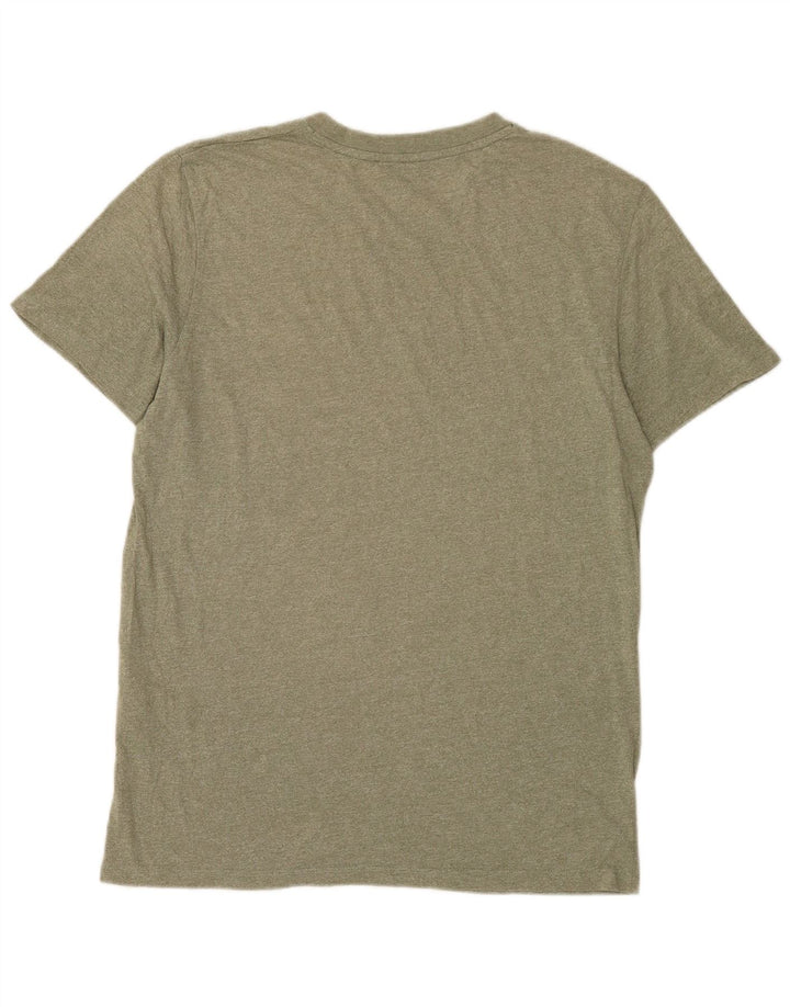 Camiseta masculina Jack & Jones grande algodão cáqui
