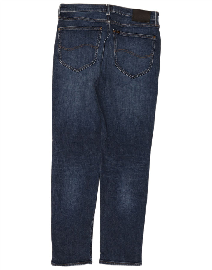 Lee Mens Austin Tapered Jeans W31 L32 Azul Algodão