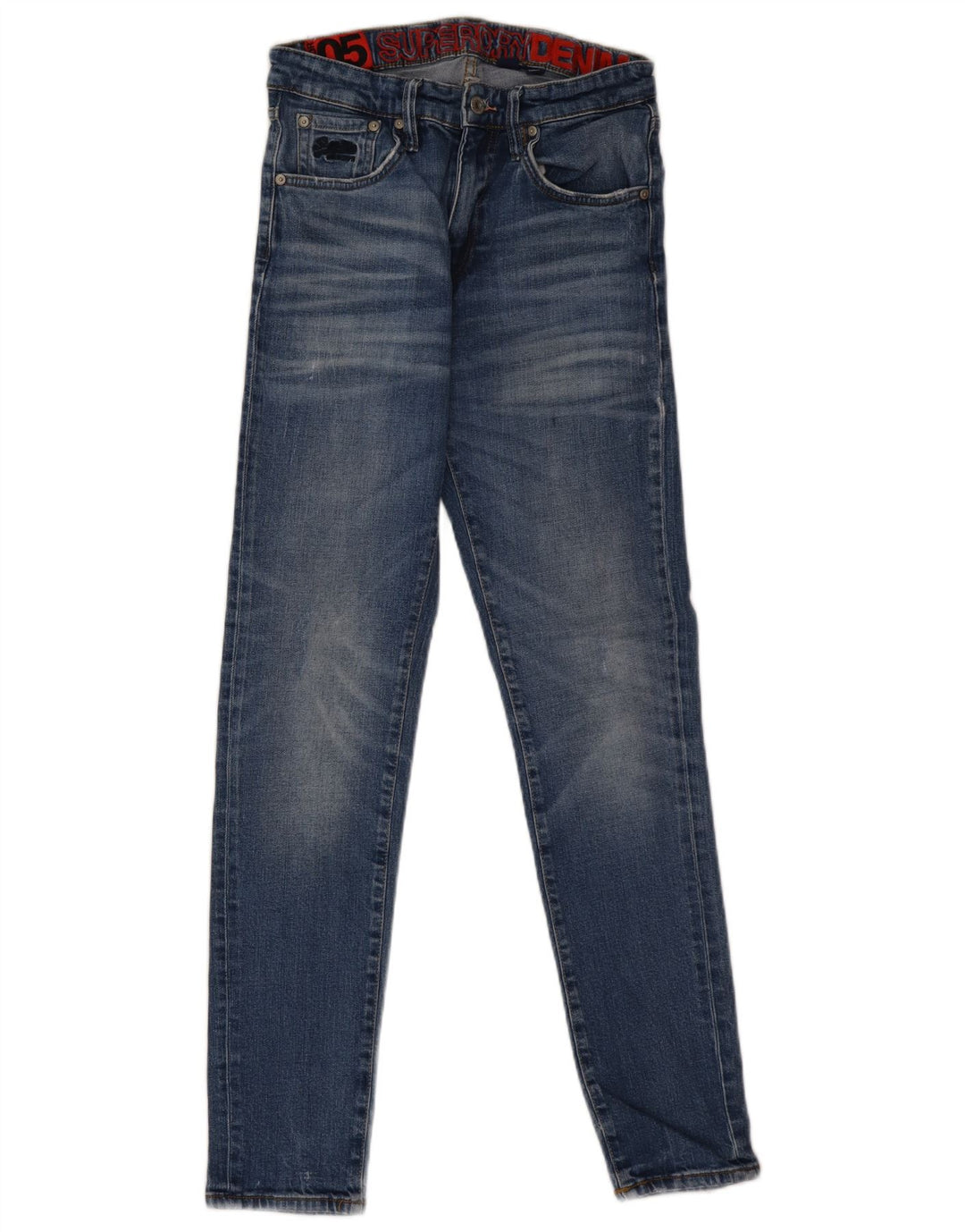 Jeans skinny feminino Superdry W28 L30 azul